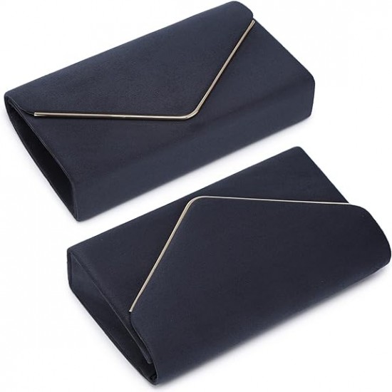 Women Faux Suede Evening Clutch Bags Formal Party Clutches Wedding Purses Cocktail Prom Clutches