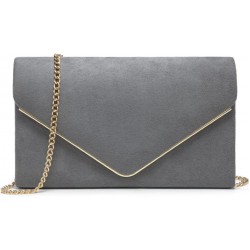 Women Faux Suede Evening Clutch Bags Formal Party Clutches Wedding Purses Cocktail Prom Clutches