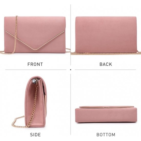 Women Faux Suede Evening Clutch Bags Formal Party Clutches Wedding Purses Cocktail Prom Clutches