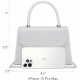 Women's Evening Bag Party Clutches Wedding Purses Cocktail Prom Handbags with Frosted Glittering