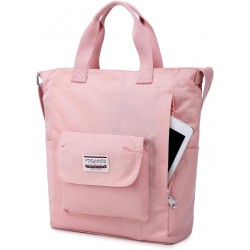 Women's Cute Student Bag Casual Wallet Large Space One Shoulder Work Bag Multi Pocket Shopping Bag