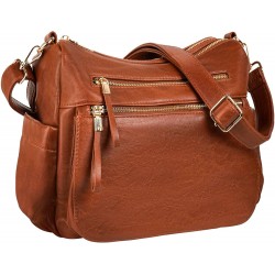 Women's crossbody shoulder bag, spacious multi pocket wallet, handbag, travel shoulder bag, Hobo messenger bag