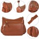 Women's crossbody shoulder bag, spacious multi pocket wallet, handbag, travel shoulder bag, Hobo messenger bag