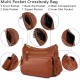 Women's crossbody shoulder bag, spacious multi pocket wallet, handbag, travel shoulder bag, Hobo messenger bag