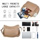 Women's crossbody shoulder bag, spacious multi pocket wallet, handbag, travel shoulder bag, Hobo messenger bag