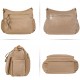 Women's crossbody shoulder bag, spacious multi pocket wallet, handbag, travel shoulder bag, Hobo messenger bag