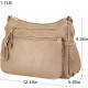 Women's crossbody shoulder bag, spacious multi pocket wallet, handbag, travel shoulder bag, Hobo messenger bag