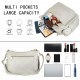 Women's crossbody shoulder bag, spacious multi pocket wallet, handbag, travel shoulder bag, Hobo messenger bag