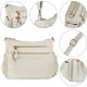 Women's crossbody shoulder bag, spacious multi pocket wallet, handbag, travel shoulder bag, Hobo messenger bag