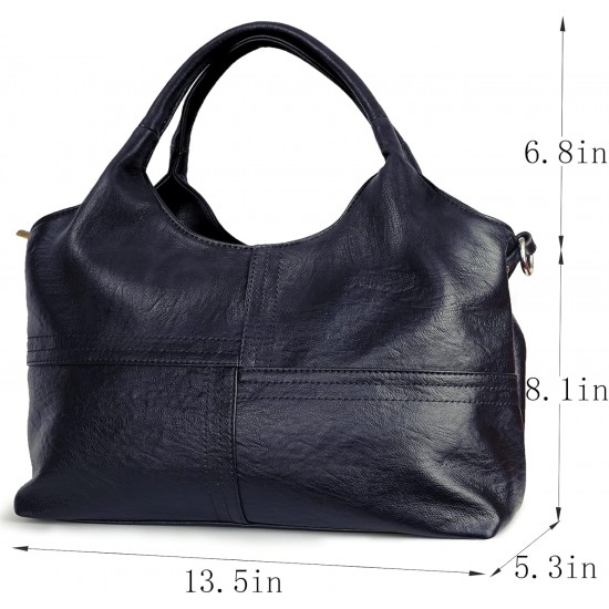 Womens Leather Handbags Tote Bag Shoulder Bag Top Handle Satchel Ladies Purse Crossbody Hobo Bag