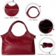 Womens Leather Handbags Tote Bag Shoulder Bag Top Handle Satchel Ladies Purse Crossbody Hobo Bag