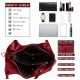 Womens Leather Handbags Tote Bag Shoulder Bag Top Handle Satchel Ladies Purse Crossbody Hobo Bag