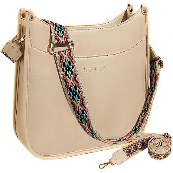 Crossbody bag with guitar strap for women