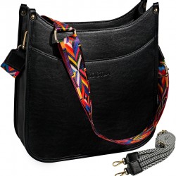 Crossbody bag with guitar strap for women