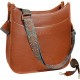 Crossbody bag with guitar strap for women