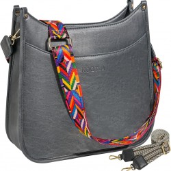 Crossbody bag with guitar strap for women