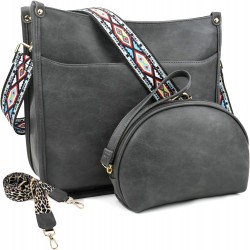 Crossbody bag with guitar strap for women