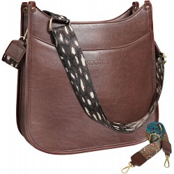 Crossbody bag with guitar strap for women