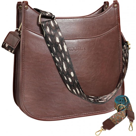 Crossbody bag with guitar strap for women