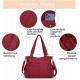 Women's Handbag Top Handle Hobo Wallet Spacious Casual Shoulder Bag PU Handbag Women's Wallet