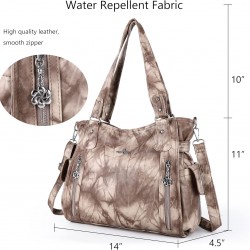 Women's Handbag Top Handle Hobo Wallet Spacious Casual Shoulder Bag PU Handbag Women's Wallet