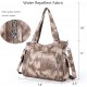 Women's Handbag Top Handle Hobo Wallet Spacious Casual Shoulder Bag PU Handbag Women's Wallet