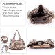 Women's Handbag Top Handle Hobo Wallet Spacious Casual Shoulder Bag PU Handbag Women's Wallet