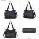 Women's Handbag Top Handle Hobo Wallet Spacious Casual Shoulder Bag PU Handbag Women's Wallet