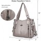 Women's Handbag Top Handle Hobo Wallet Spacious Casual Shoulder Bag PU Handbag Women's Wallet