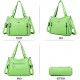 Women's Handbag Top Handle Hobo Wallet Spacious Casual Shoulder Bag PU Handbag Women's Wallet