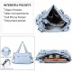 Women's Handbag Top Handle Hobo Wallet Spacious Casual Shoulder Bag PU Handbag Women's Wallet