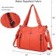 Women's Handbag Top Handle Hobo Wallet Spacious Casual Shoulder Bag PU Handbag Women's Wallet