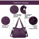 Women's Handbag Top Handle Hobo Wallet Spacious Casual Shoulder Bag PU Handbag Women's Wallet