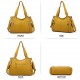 Women's Handbag Top Handle Hobo Wallet Spacious Casual Shoulder Bag PU Handbag Women's Wallet