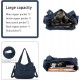 Wallet and handbag Women's handbag One shoulder top handle shoulder bag Hobo bag Fashion washed leather wallet