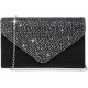 Ladies Frosted Satin Evening Clutch Purse Bag Crossbody Handbags Party Prom Wedding Envelope