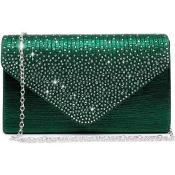 Ladies Frosted Satin Evening Clutch Purse Bag Crossbody Handbags Party Prom Wedding Envelope