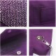 Ladies Frosted Satin Evening Clutch Purse Bag Crossbody Handbags Party Prom Wedding Envelope