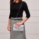 Ladies Frosted Satin Evening Clutch Purse Bag Crossbody Handbags Party Prom Wedding Envelope