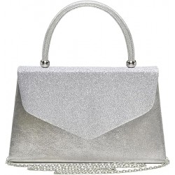 Women's Evening Bag Party Clutches Wedding Purses Cocktail Prom Handbags with Frosted Glittering