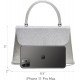 Women's Evening Bag Party Clutches Wedding Purses Cocktail Prom Handbags with Frosted Glittering