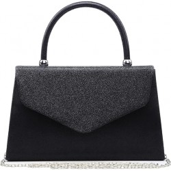 Women's Evening Bag Party Clutches Wedding Purses Cocktail Prom Handbags with Frosted Glittering