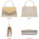 Women's Evening Bag Party Clutches Wedding Purses Cocktail Prom Handbags with Frosted Glittering