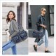 Wallet and handbag Women's handbag One shoulder top handle shoulder bag Hobo bag Fashion washed leather wallet