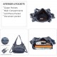 Wallet and handbag Women's handbag One shoulder top handle shoulder bag Hobo bag Fashion washed leather wallet