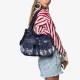 Wallet and handbag Women's handbag One shoulder top handle shoulder bag Hobo bag Fashion washed leather wallet